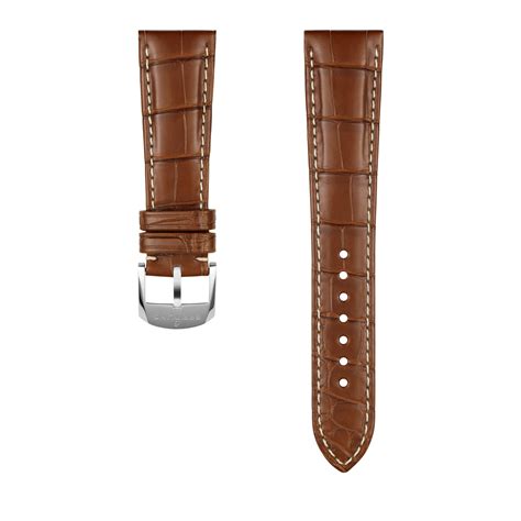 leather embossed alligator strap for breitling deployment|Alligator Grain Leather .